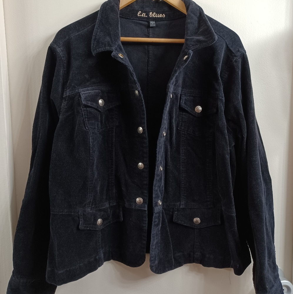LA Blues Black lightweight jacket XL